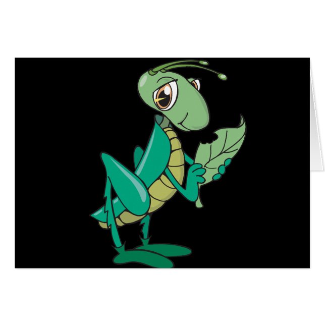 空腹なバッタ (正面横)