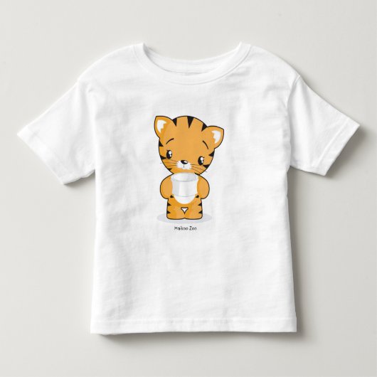 空腹な子ネコの幼児のTシャツ トドラーTシャツ (正面)