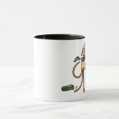 空腹な馬蝿の幼虫-マグ マグカップ (中央)