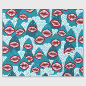 空腹な鮫 ラッピングペーパー (フラット)