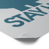 空腹のインスピレーションを受け続ける ポスター (角)