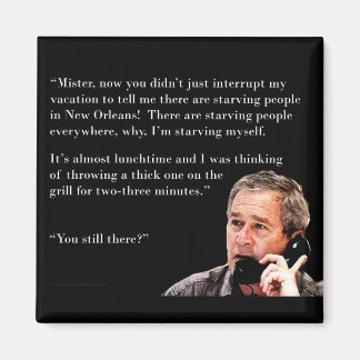 空腹のジョージ・W・ブッシュ マグネット