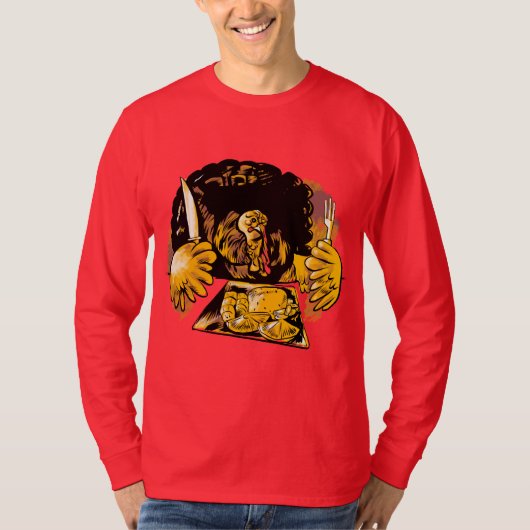 空腹のトルコTシャツ Tシャツ (正面)