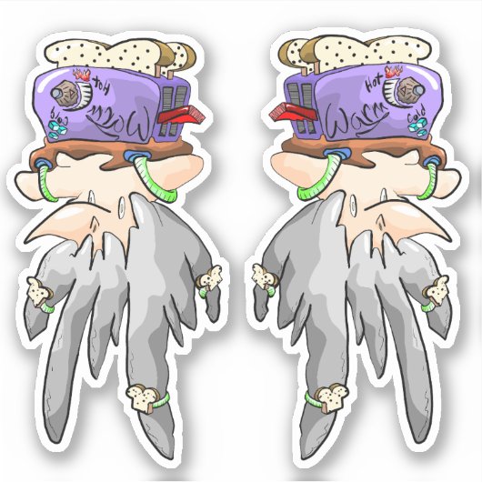 空腹のトースト シール (正面)