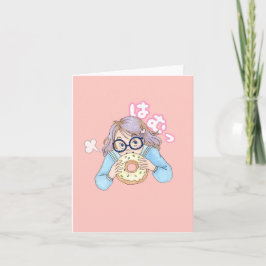 空腹の女の子 カード