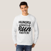 空腹の犬走が速くおもしろいヴィンテージ Tシャツ (正面フル)