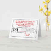 空腹の緊急事態 カード (黄色い花)