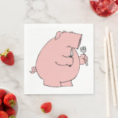 空腹の豚 スタンダードランチョンナプキン (インサイチュ)