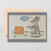 空腹マウスのポストクロッシング葉書 ポストカード (正面/裏面)