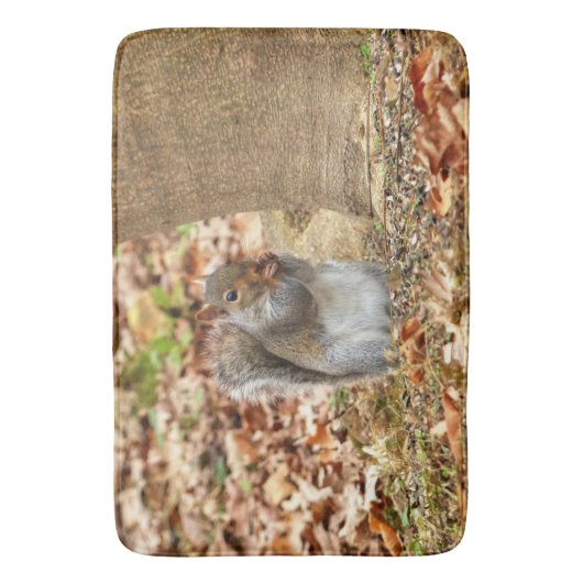 空腹リス バスマット (正面縦)