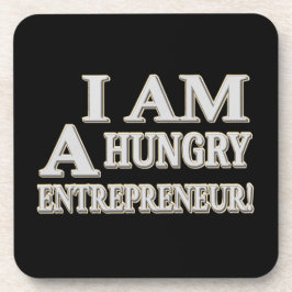 "空腹起業家"かわいいデザイン。買今 コースター