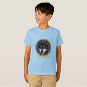 空腹 - キッズTシャツ Tシャツ (正面フル)