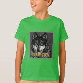 空腹 - キッズTシャツ Tシャツ (正面)