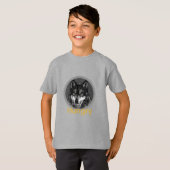 空腹 - キッズTシャツ Tシャツ (正面フル)