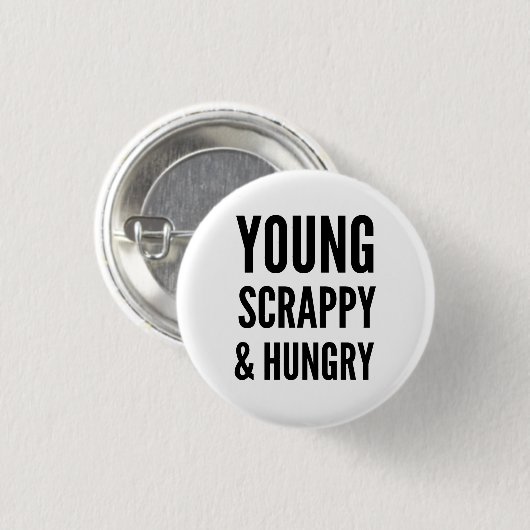 空腹 缶バッジ (正面&裏面)