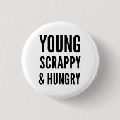 空腹 缶バッジ (正面)