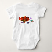 空腹Yelloweye -ベビーボディスーツ ベビーボディスーツ (裏面)