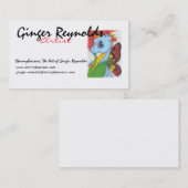 空色のトンボの名刺 名刺 (正面/裏面)