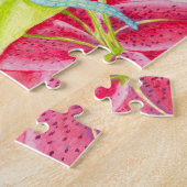 空色のドラゴン妖精ユリの嵐のパズル ジグソーパズル (側面)