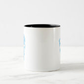 空色のバスケットボール ツートーンマグカップ (中央)