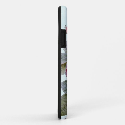 空色のヴィンテージのビクトリアンな英国のバラ Case-Mate iPhoneケース (裏面/右)