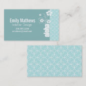 空色の円; アロハ 名刺 (正面/裏面)