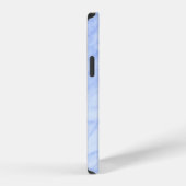 空色の大理石模様 iPhoneケース (右側面)