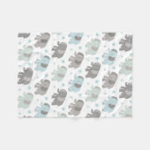 空色象 フリースブランケット (正面(横))