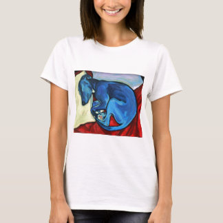 「空色」のWhippetの子犬 Tシャツ