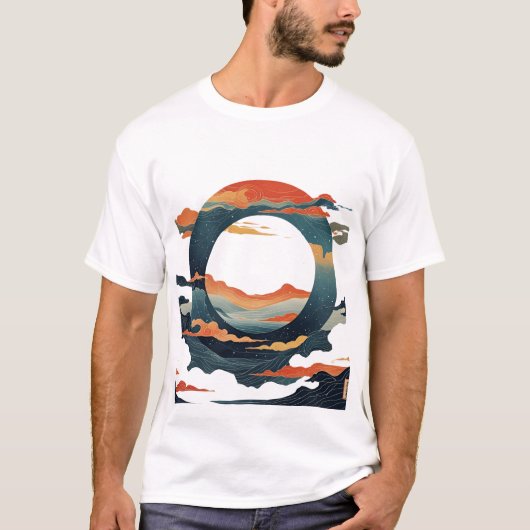 空虚円 Tシャツ (正面)