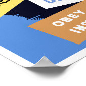 空襲に関する注意事項 – 第二次世界大戦 ポスター (角)