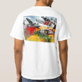 空襲のトリオ Tシャツ (裏面)