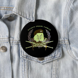 空襲部隊軍隊記章スタイル 缶バッジ