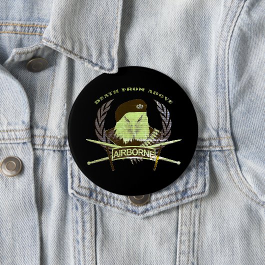 空襲部隊軍隊記章スタイル 缶バッジ (インサイチュ)