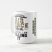 空誇りを持った軍母が殺すおもしろい軍隊 コーヒーマグカップ (正面左)