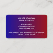 空調のスペシャリスト | HVAC 名刺 (裏面)