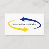 空調サービスの名刺 名刺 (正面)