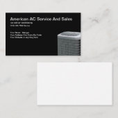 空調サービス及び販売 名刺 (正面/裏面)