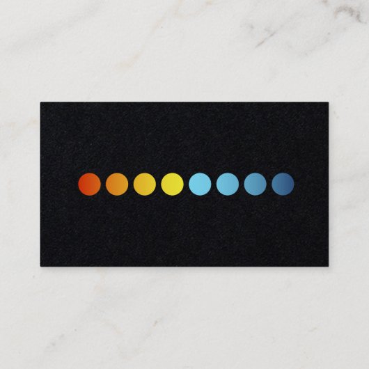 空調ファンの太陽とスノーフレークのビジネスca 名刺 (裏面)