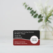 空調モダンサービスの名刺 名刺 (スタンド正面)