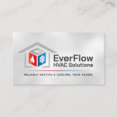 空調設備サービス 名刺 (正面)