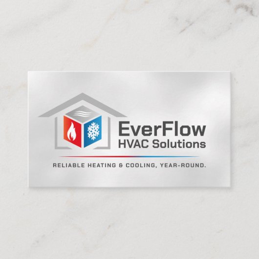 空調設備サービス 名刺 (正面)