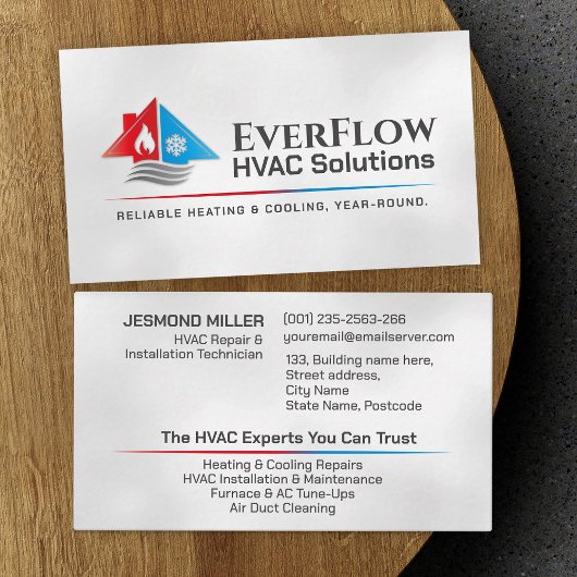 空調設備サービス 名刺