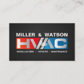 空調設備サービス 名刺 (正面)