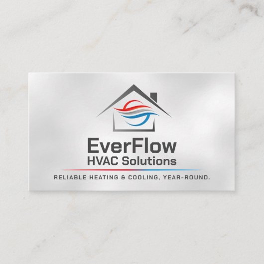 空調設備サービス 名刺 (正面)