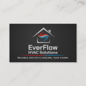 空調設備サービス 名刺 (正面)