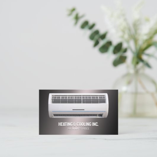 空調青銅 名刺 (スタンド正面)