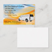 空調HVAC名刺 名刺 (正面/裏面)