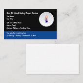 空調HVAC名刺 名刺 (正面/裏面)