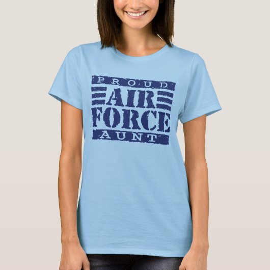 空軍おばさん Tシャツ (正面)